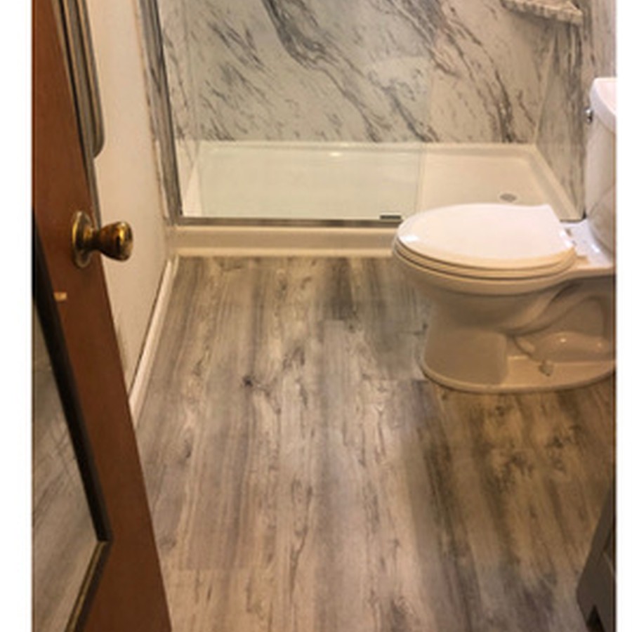 Walk-in shower after conversion, job 04