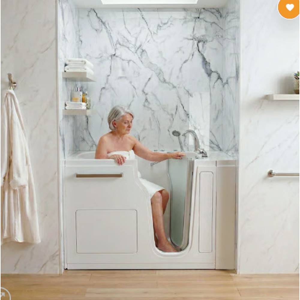 Ella Stainless Steel Inward Door walk-in bathtub